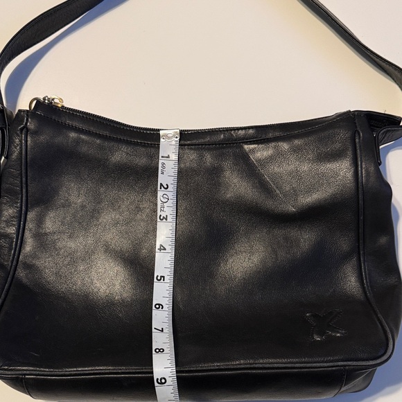 By Paloma Picasso , Elegant Black Leather Shoulder Bag - Picture 8 of 16